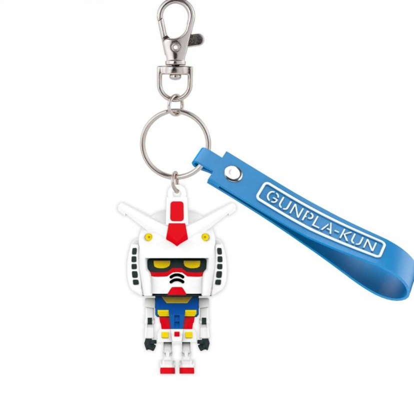 Gunpla Kun 3D Rubber Mascot Keychain