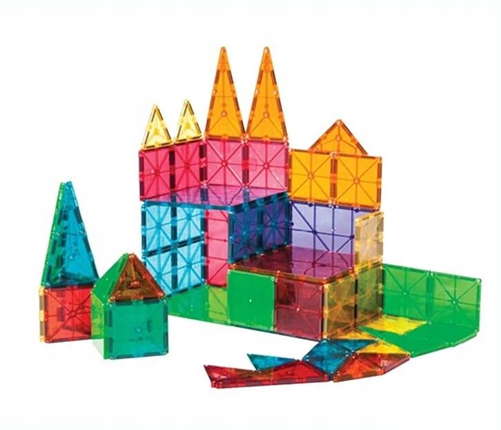 

Duże klocki magnetyczne konstrukcyjne 32 Magtiles