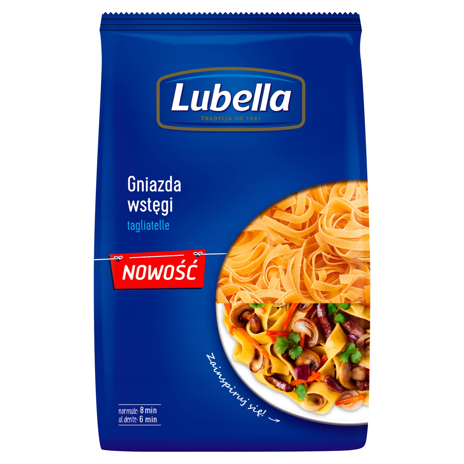 Lubella Zásuvky – tagiatelle těstoviny pro omáčky a pokrmy
