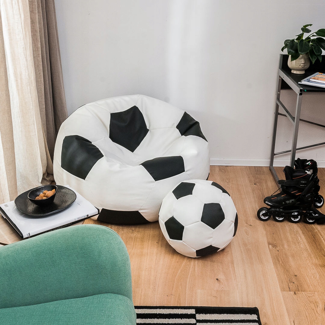 PUFA PIŁKA XXXL + GRATIS | MEGA PUFA WOREK FOTEL Kod producenta 80+40 024/011