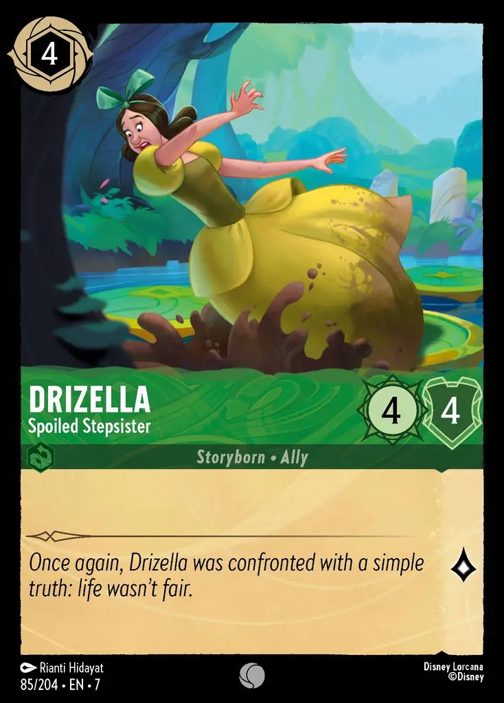 Disney Lorcana Drizella Spoiled Stepsister 7ARI #085