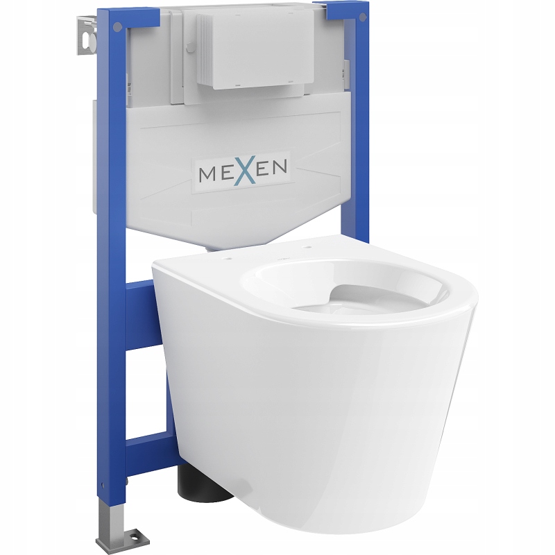 Mexen Wc podomítkový set Felix Xs-f stojan s Wc mísou Rico, Bílá 6803372X