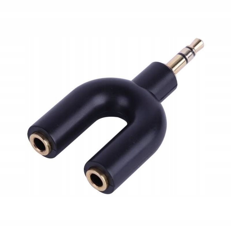 

Adapter Rozdzielacz Mini Jack 3,5mm 2x Słuchawki