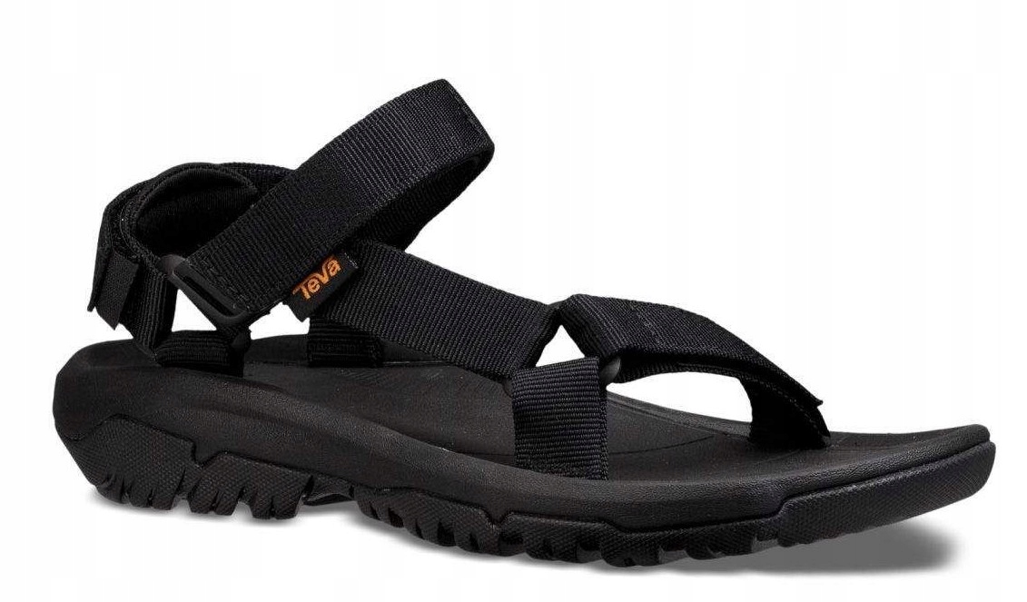 Teva Dámské Černé Sandály Na Suchý Zip S Logem 37 J6A