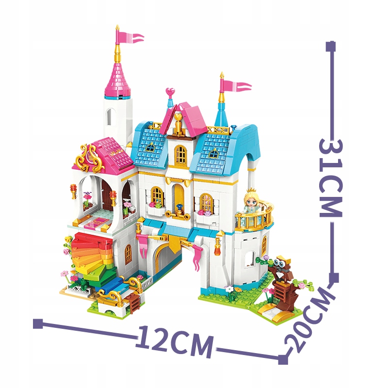 Klocki Qman Pałac nad Rzeką 605el Kod producenta 32014