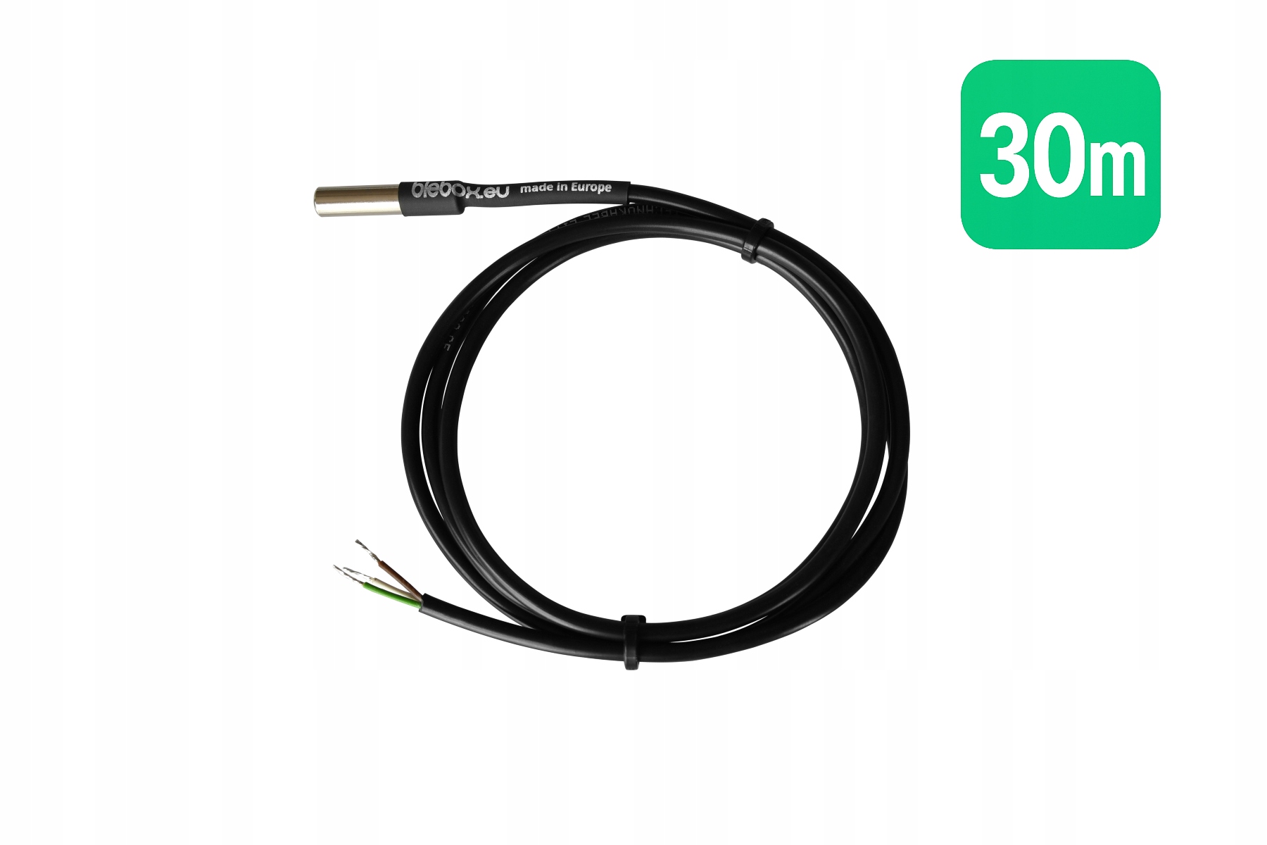 Voděodolná, přesná digitální sonda BleBox tempProbe – kabel 30 metrů