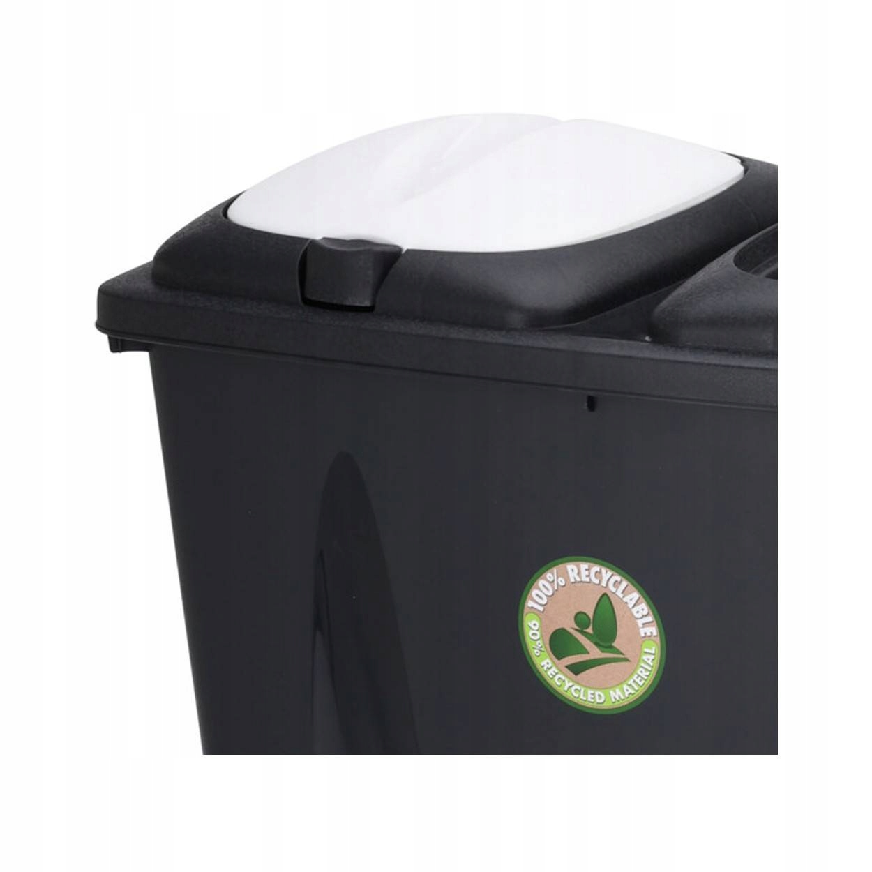 KOSZ na śmieci DWUKOMOROWY pojemnik odpady 2x25l Kolor inny kolor