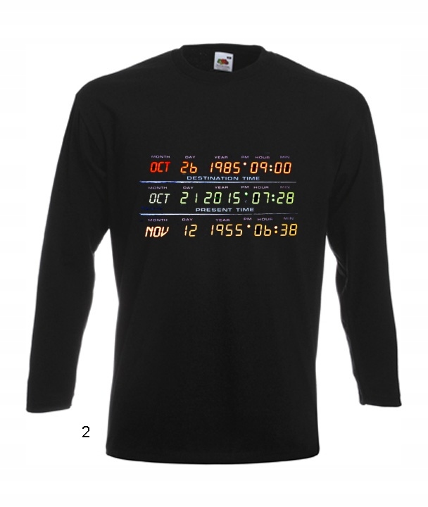 

Bluzka Męska Powrót do przyszłości Mcfly Wzory