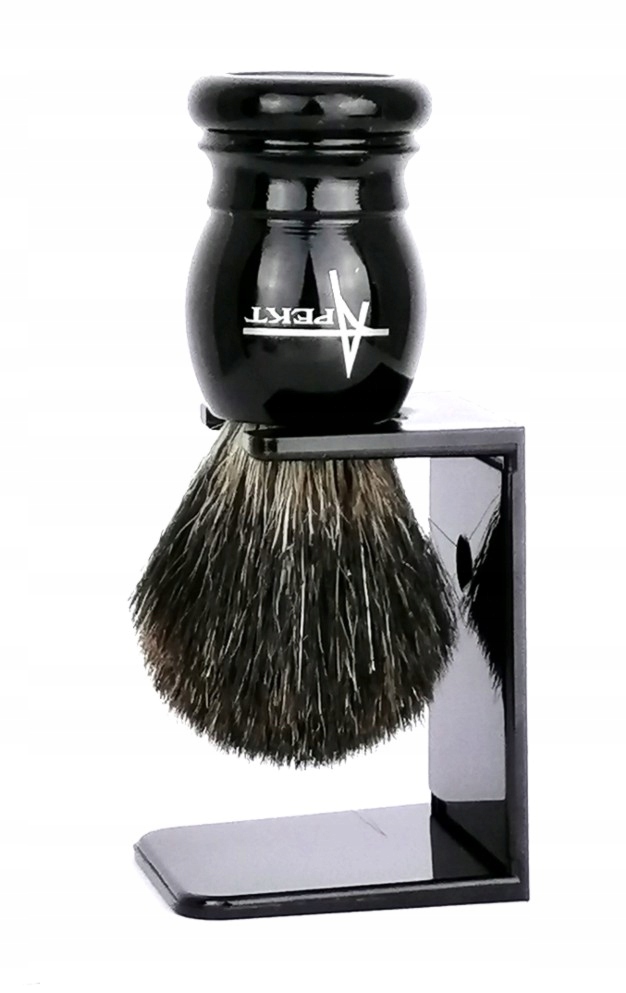 Pędzel do golenia z włosia borsuka ( pure badger ) PBS 5C + stojak Kod producenta pbs5BA
