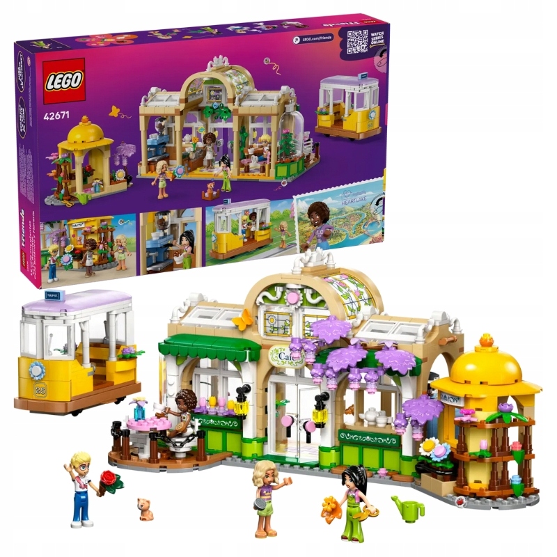 Lego Friends Zelená Kavárna A Květinářství Stavebnice 113 8 Dílů