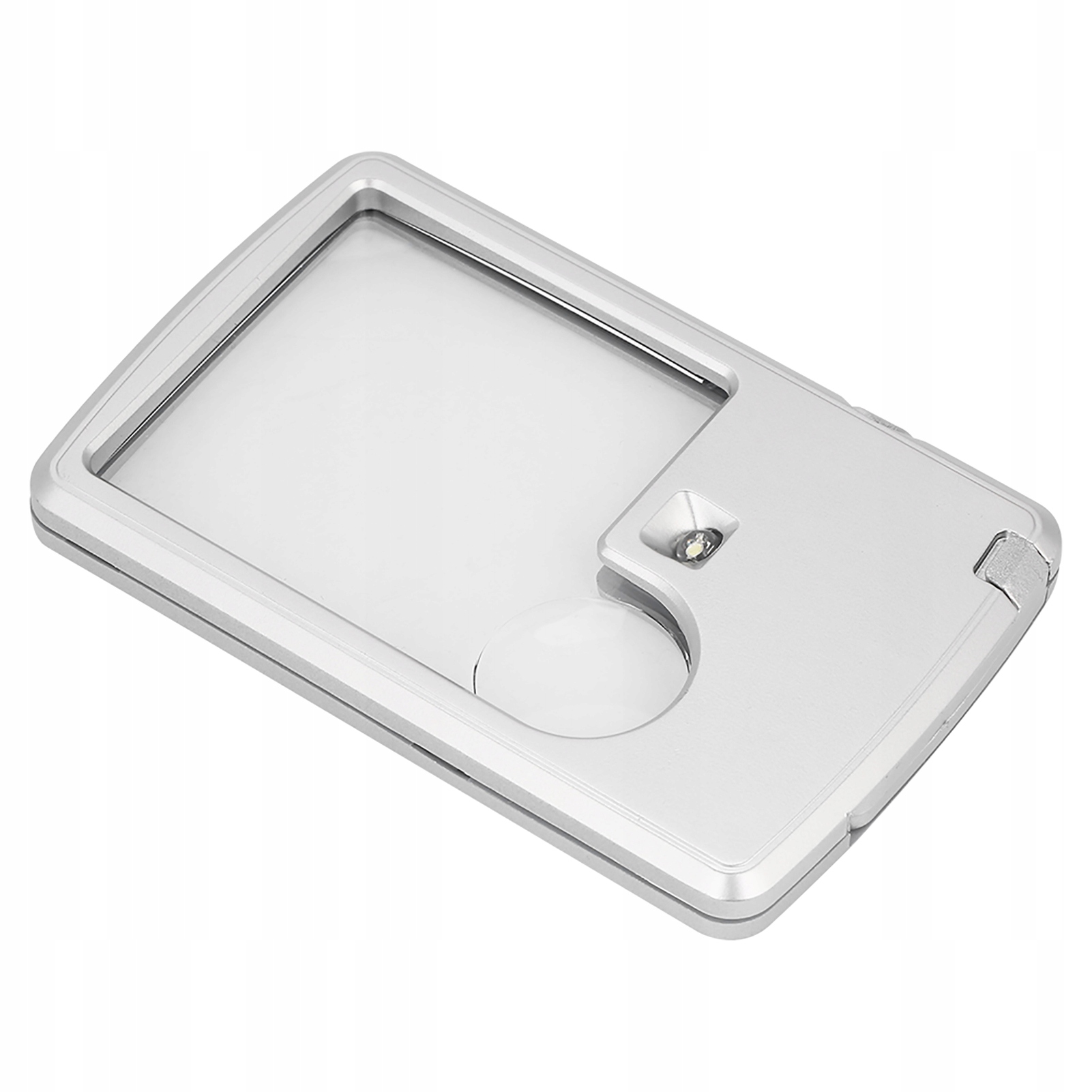 Lupa do kart kredytowych z podświetleniem LED Lupa kieszonkowa 3X 6X CS
