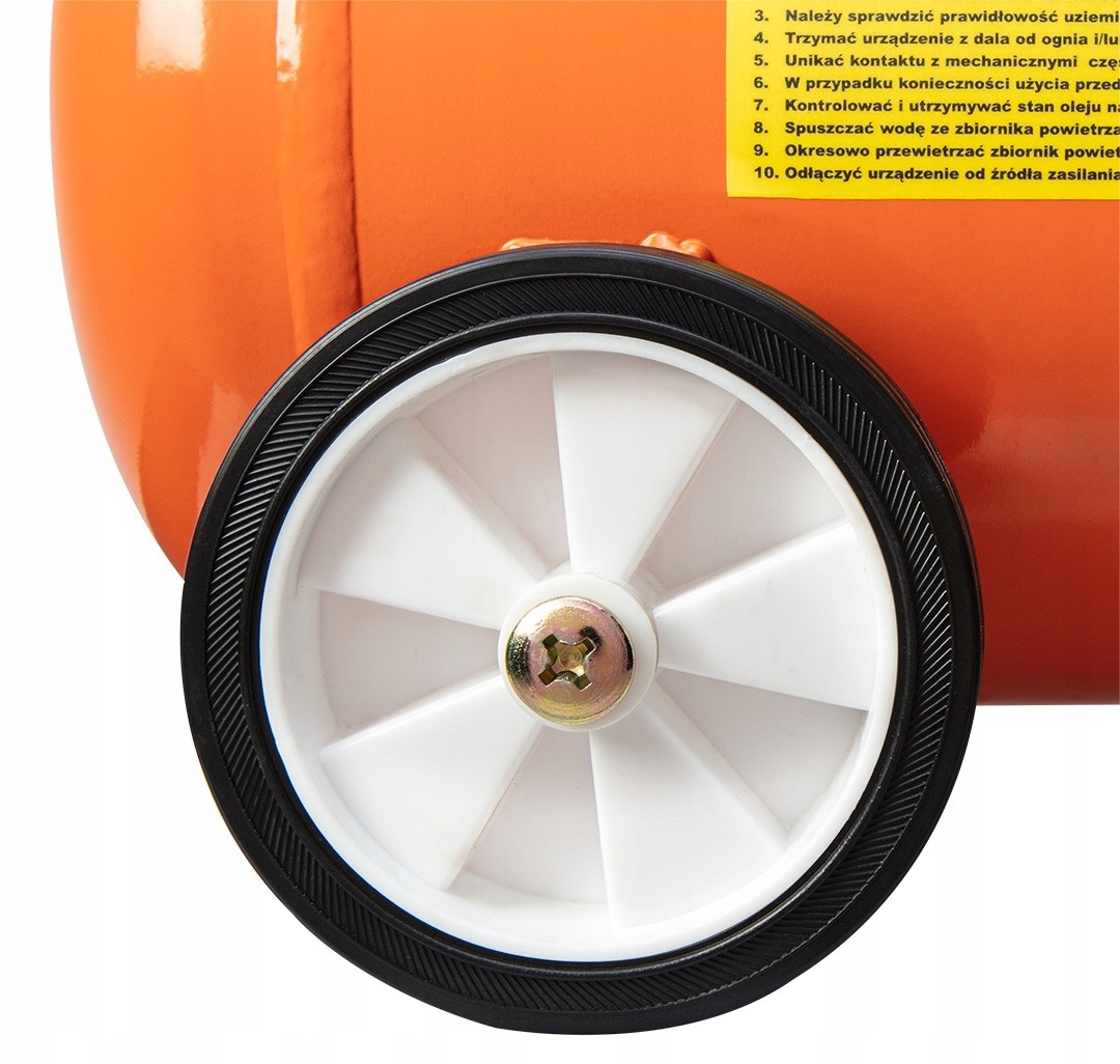 NEO TOOLS Kompresor bezolejowy 50L 12K022 Wydajność efektywna 180 l/min