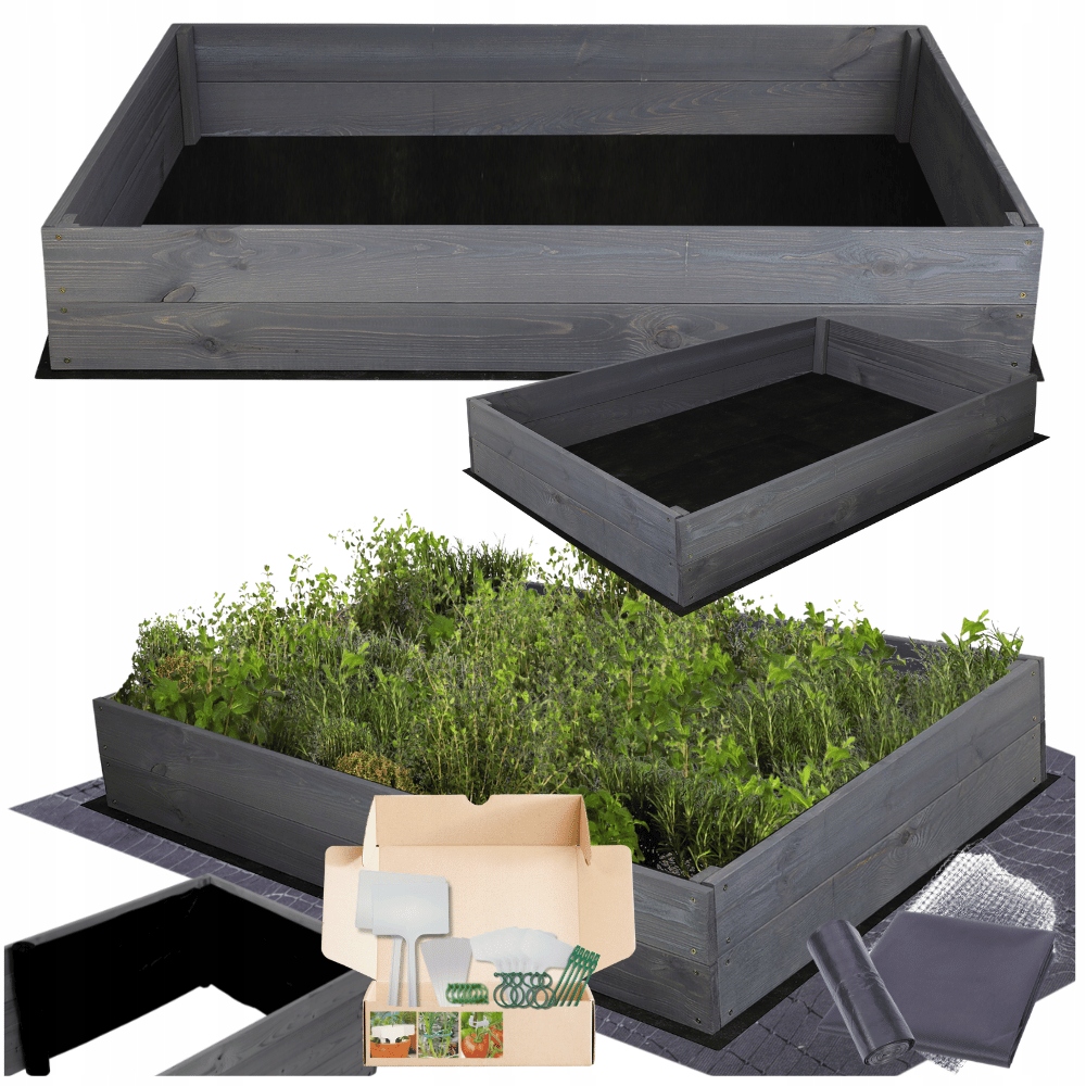 Vyvýšený záhon zeleninový záhon truhlík pařeniště květináč impregnace 18x120x100