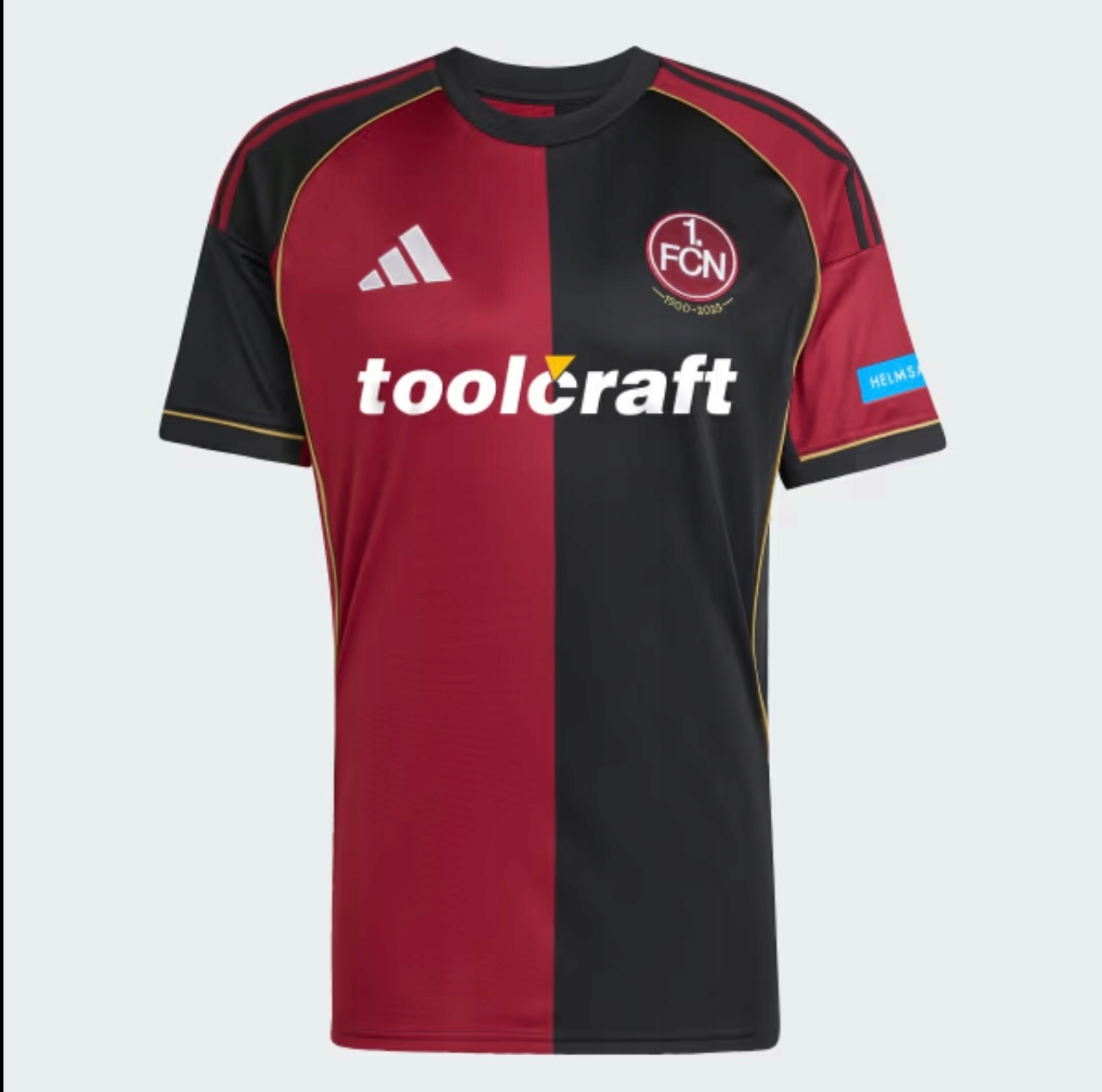 Koszulka Piłkarska 1.FC Nurnberg 2025/2026 Home Adidas JL3361 Rozmiar L