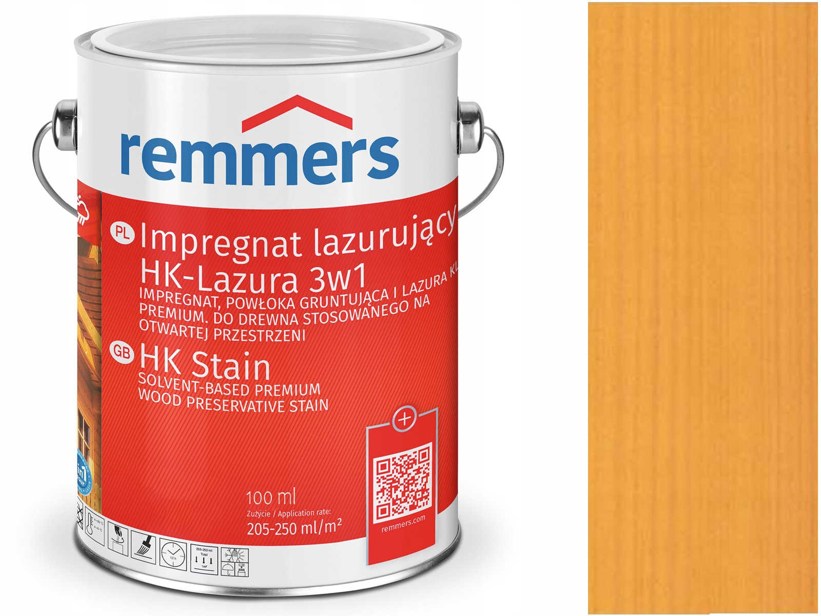 

Remmers HK-Lasur impregnat do drewna Sosna 100ml