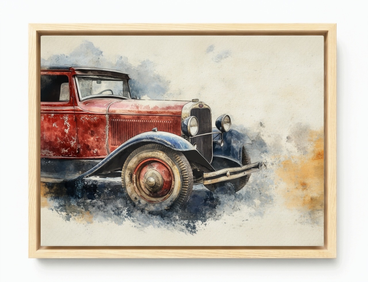 Obraz Rám American Box Auto Oldtimer Pamiatka Motorizácia 80x60