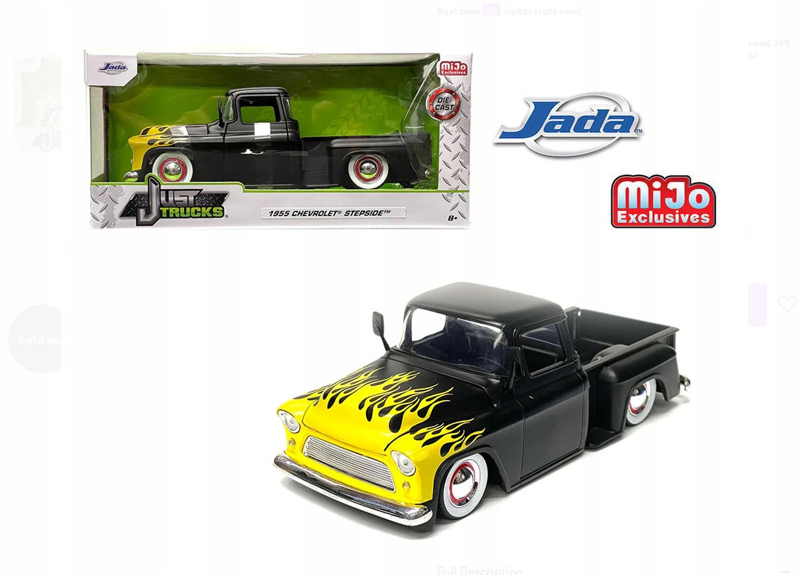 1955 Chevrolet Stepside Just Trucks dárek