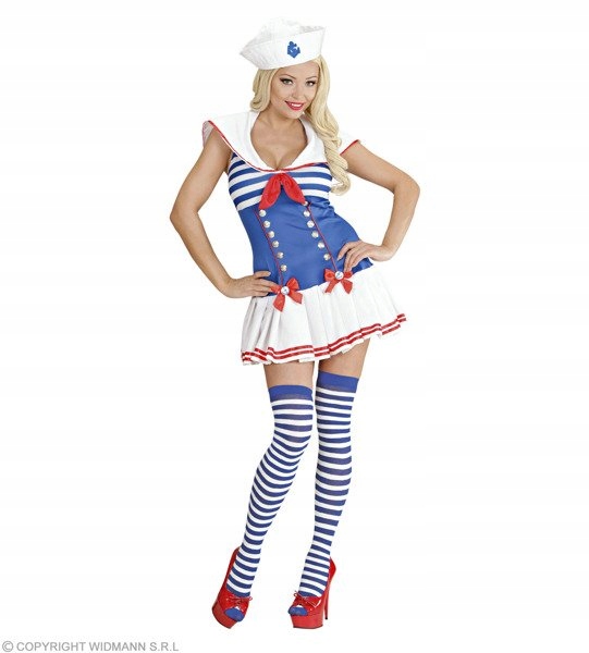 STRÓJ PANI MARYNARZ KAPITAN MINI GRANATOWA S Płeć kobieta
