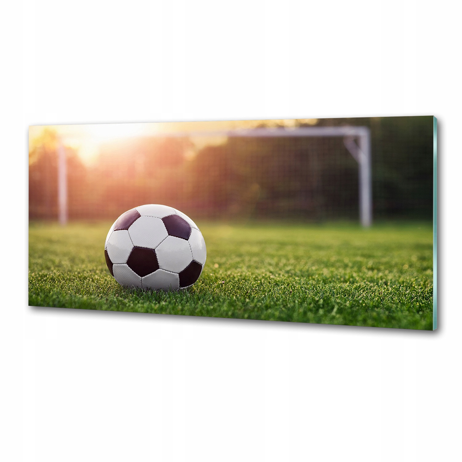 Dekorační panel sklo Fotbal 125 x 50 cm Lepidlo