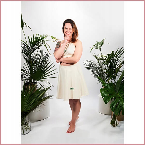 Saunový kostým pre saunovú majsterku ecru M Yeye