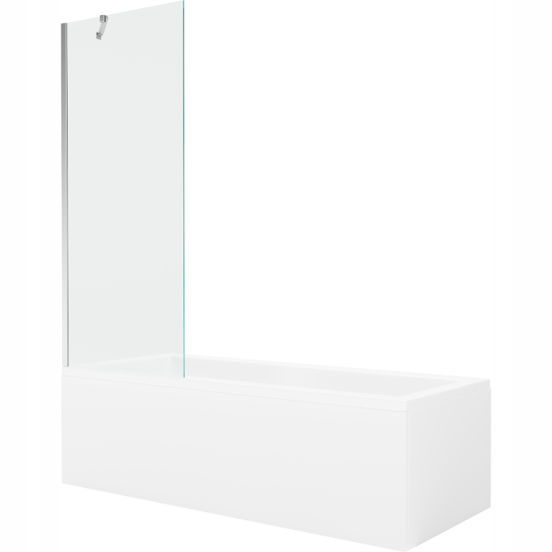 Mexen Cubik obdélníková vana 150 x 70 cm s zástěna