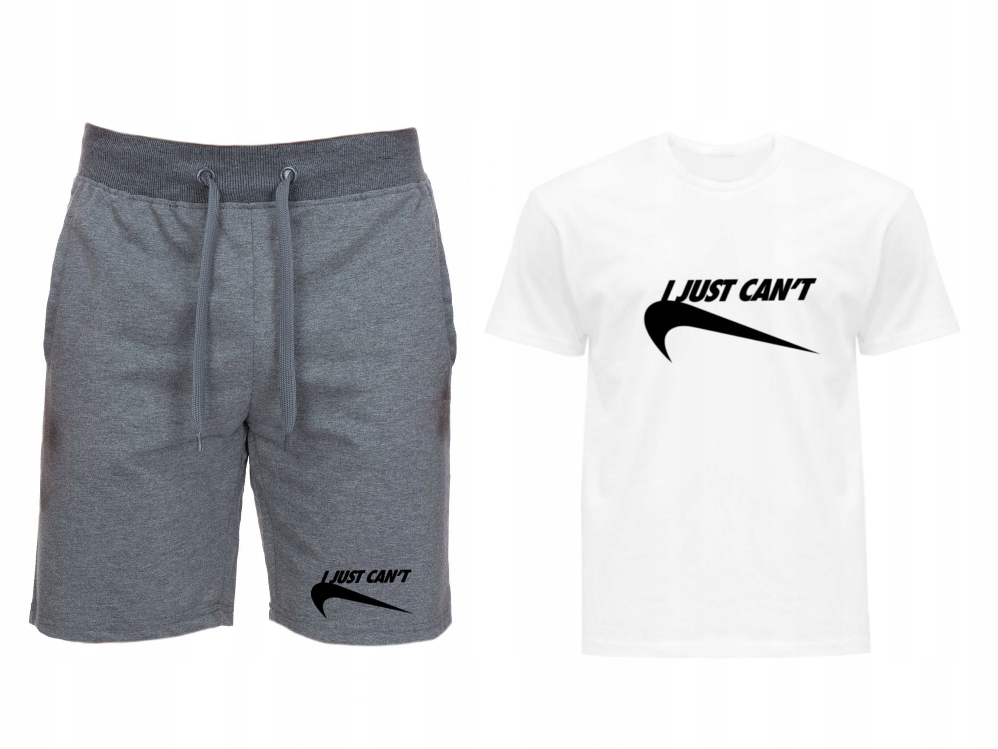 Komplet Tričko Kraťasy A Just Can't Pánské L