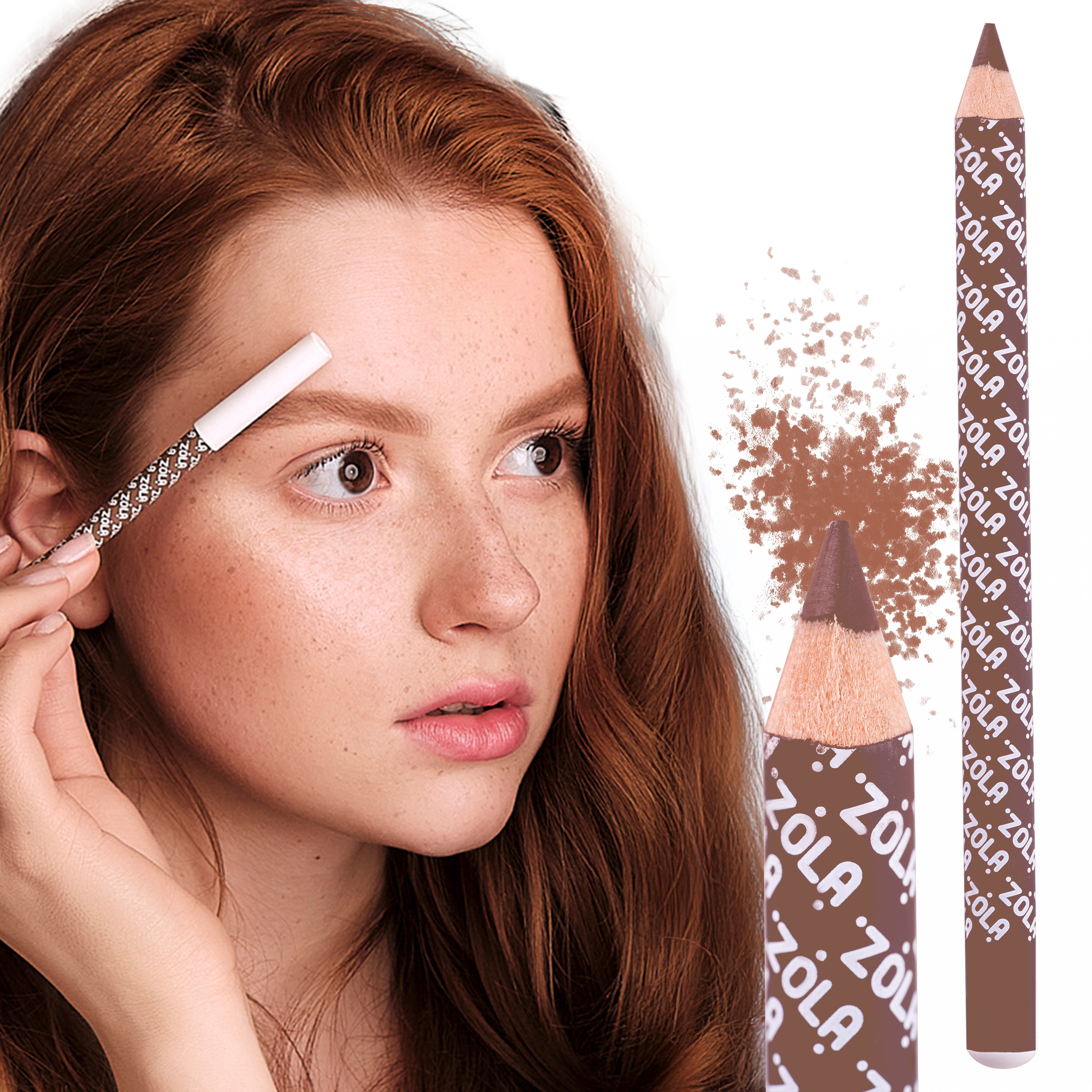 Zola Pudrová Tužka Na Obočí Teplá Hnědá Karamel