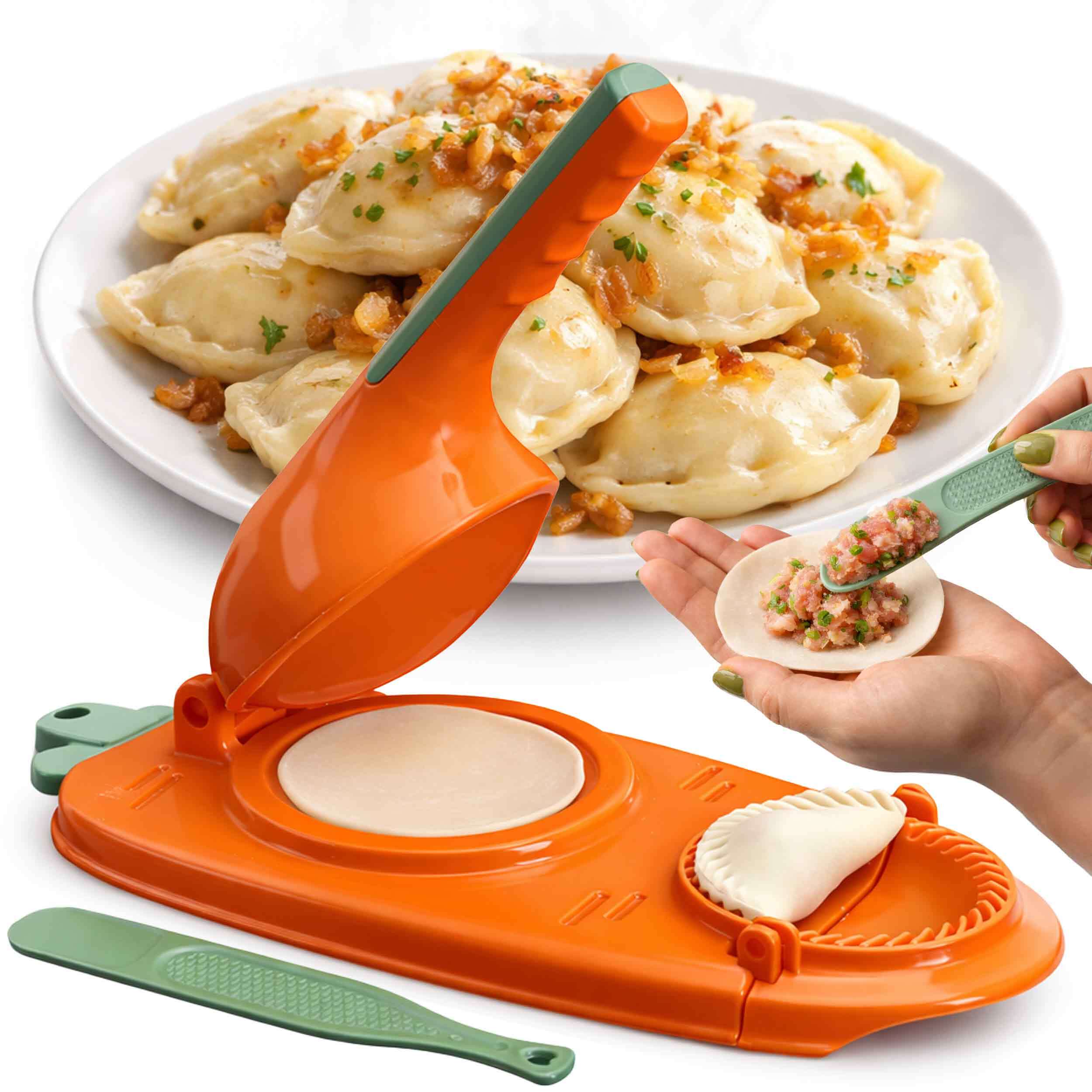 MASZYNKA DO ROBIENIA LEPIENIA PIEROGÓW FORMA PIEROGARKA PIEROŻNICA 2w1
