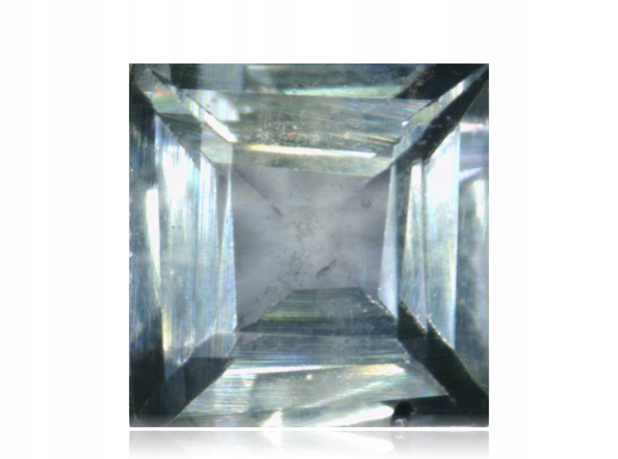 Přírodní Safír 0.18ct Modrý Čtverec eCertifikát Wbd