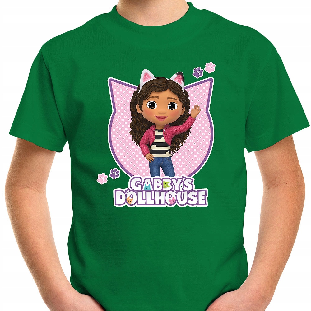 T-SHIRT KOSZULKA DLA DZIECKA KOCI DOMEK GABI 164 SUPER JAKOŚĆ