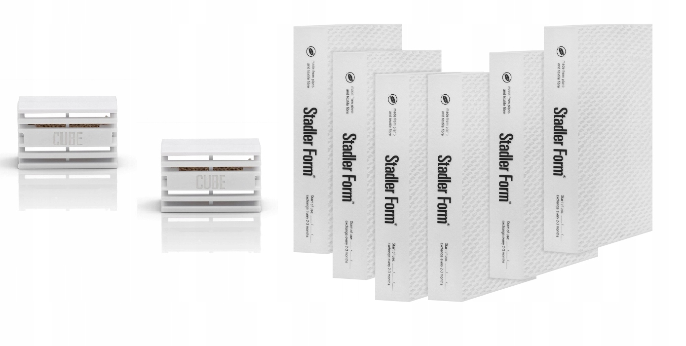 FILTRY DO NAWILŻACZY OSKAR 6szt + KOSTKA UZDATNIAJĄCA WODĘ 2szt STADLER FOR