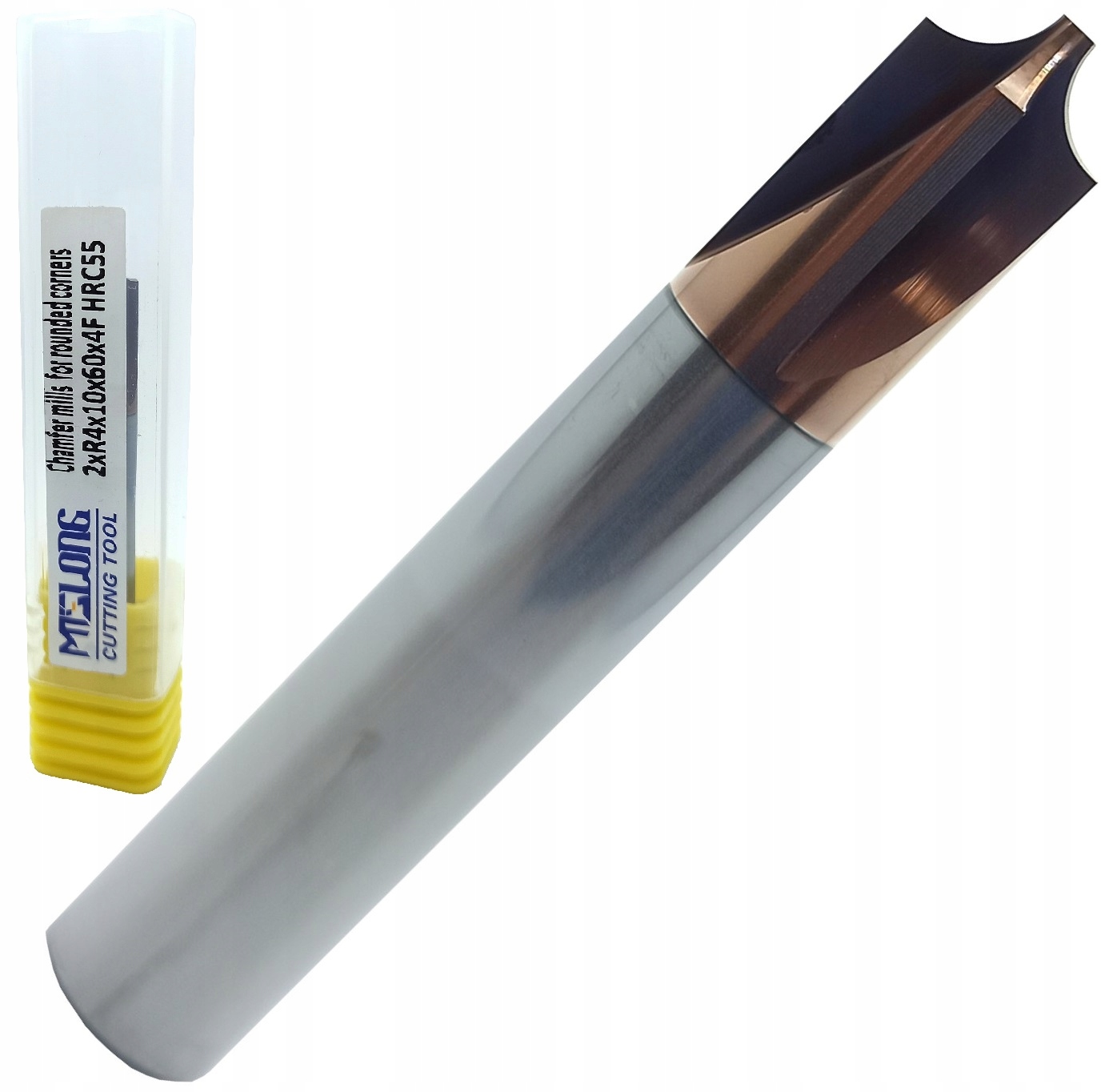 FREZ WKLĘSŁY ĆWIARTKOWY VHM R4 D10 60L 55HRC MTS 4 OSTRZA