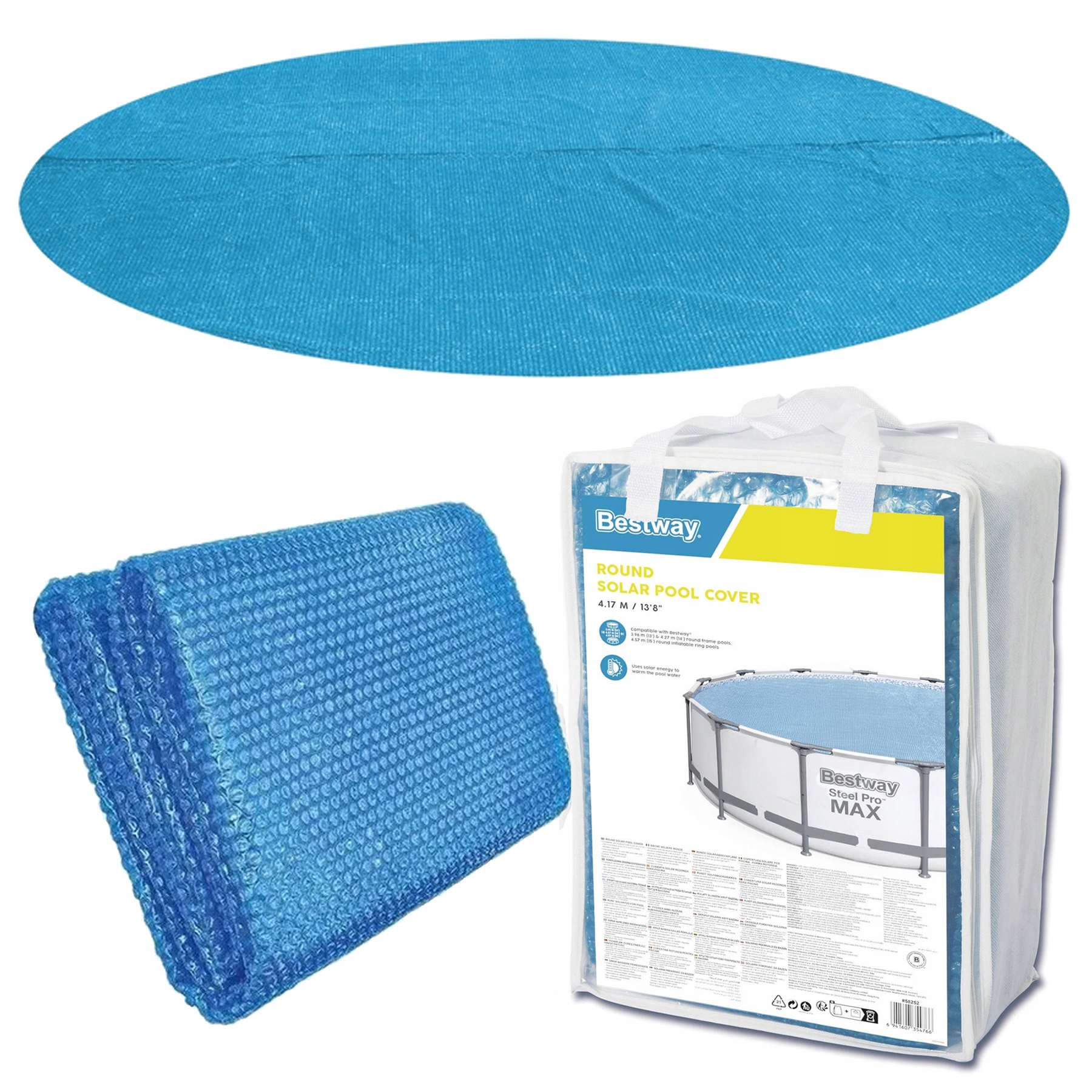 Krycí Plachta na bazén s rámem, plachta 417 cm Bestway 58252