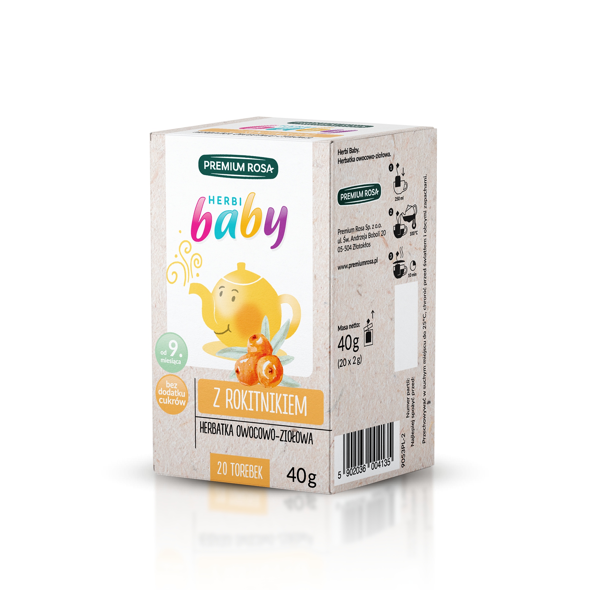 Herbatka owocowo-ziołowa Z ROKITNIKIEM