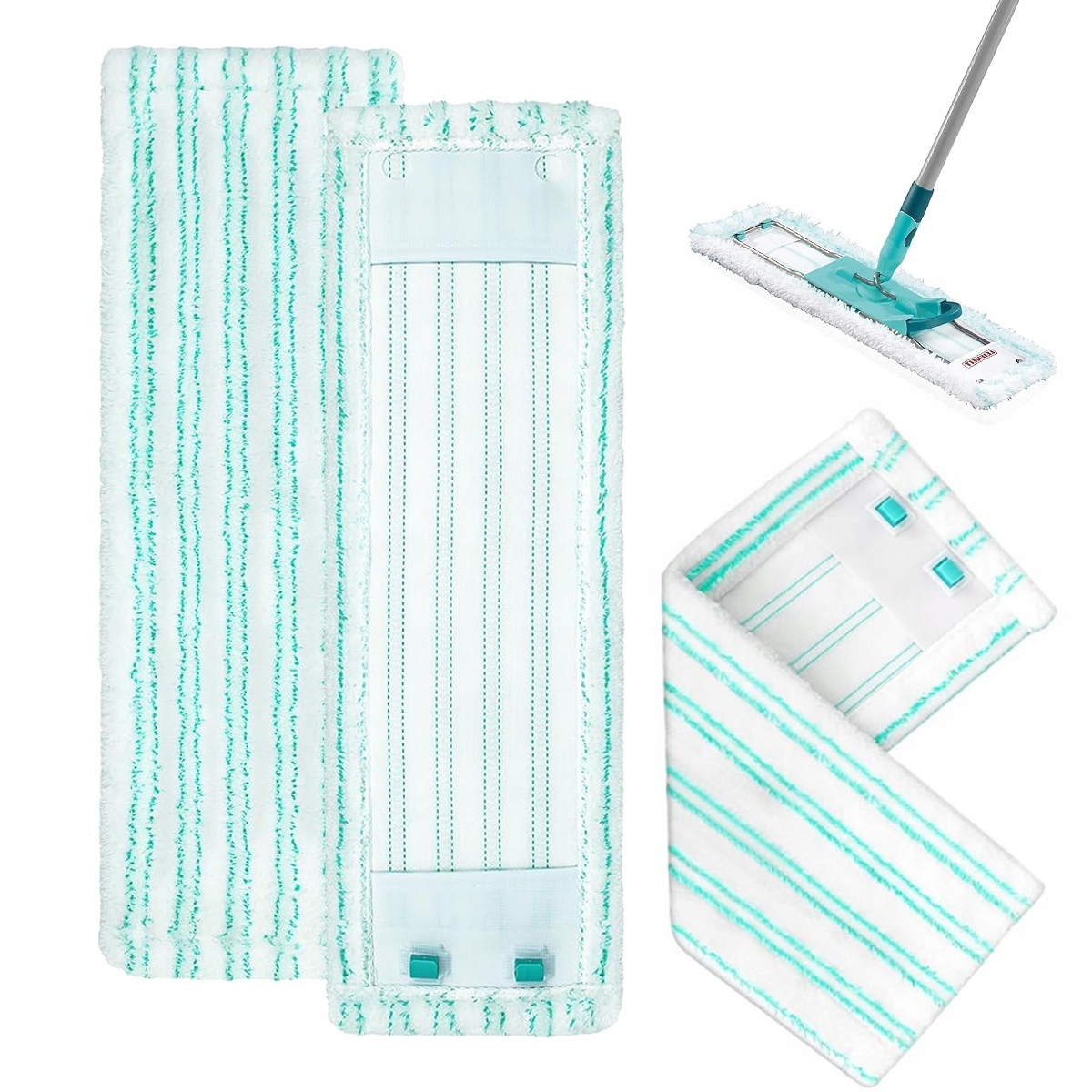 3ks Vložka do mopu Leifheit Profi XL Micro DuoT 47 cm Plochá