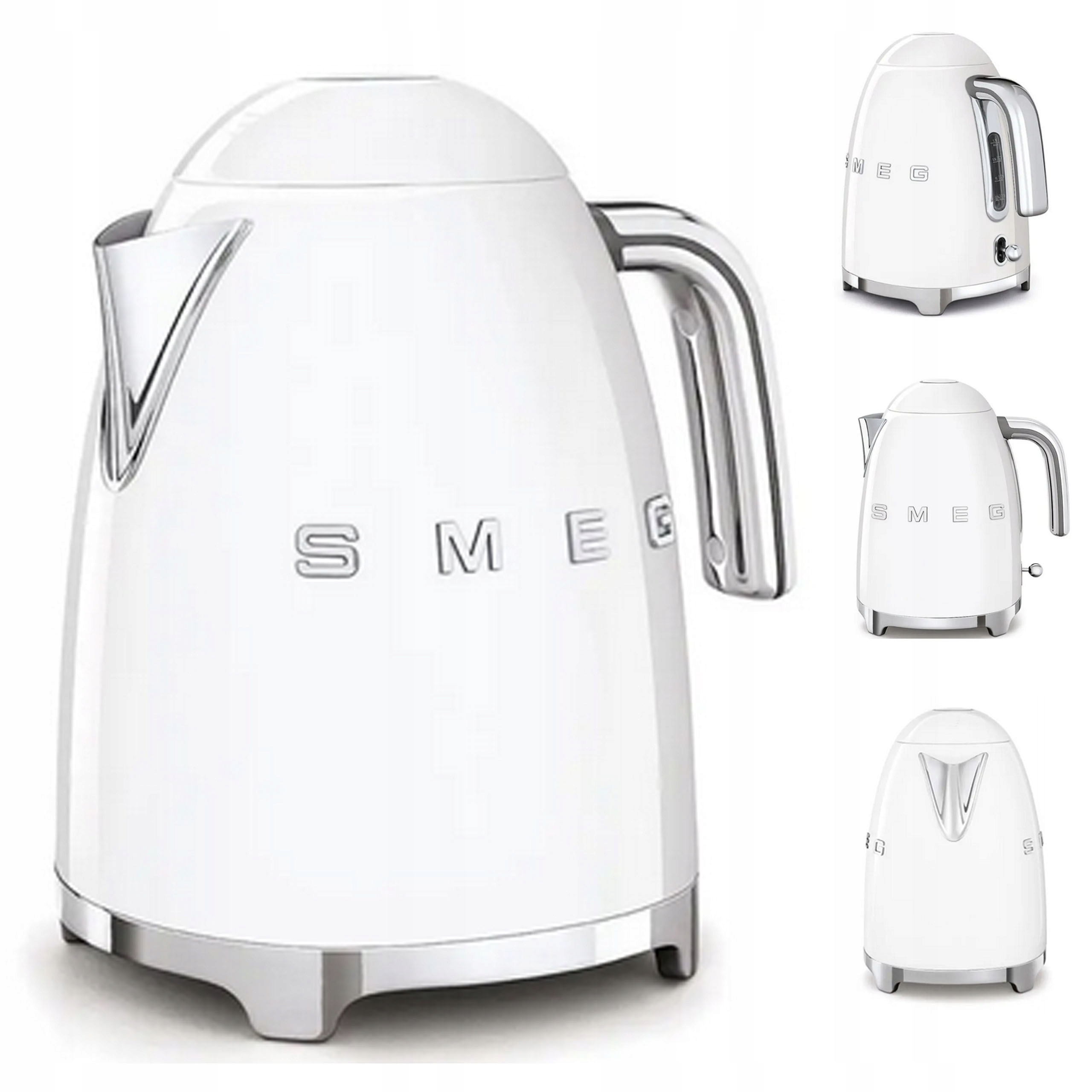 Czajnik Smeg KLF03WHEU Biały Połysk Retro 50's Style SoftOpening 1,7l 2400W