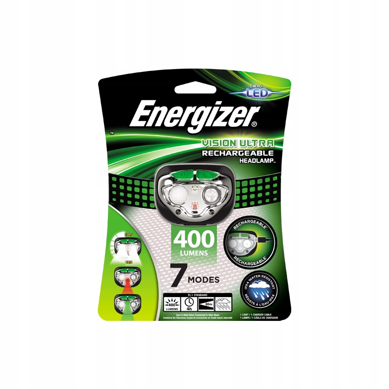 Latarka czołowa Energizer 400 lm LED