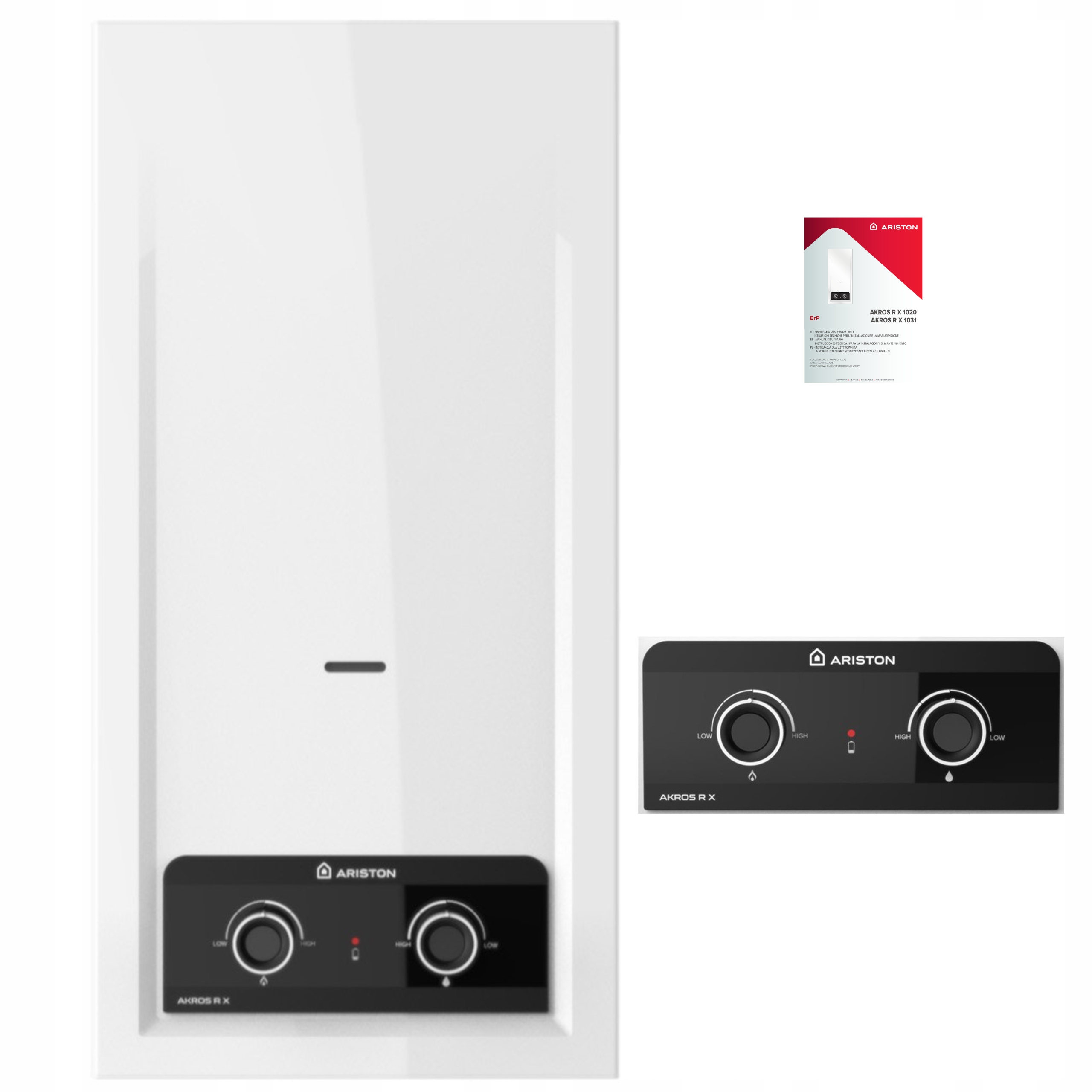 Průtokový Plynový Ohřívač Vody Bojler Zemní Plyn GZ50 Ariston 21500 W