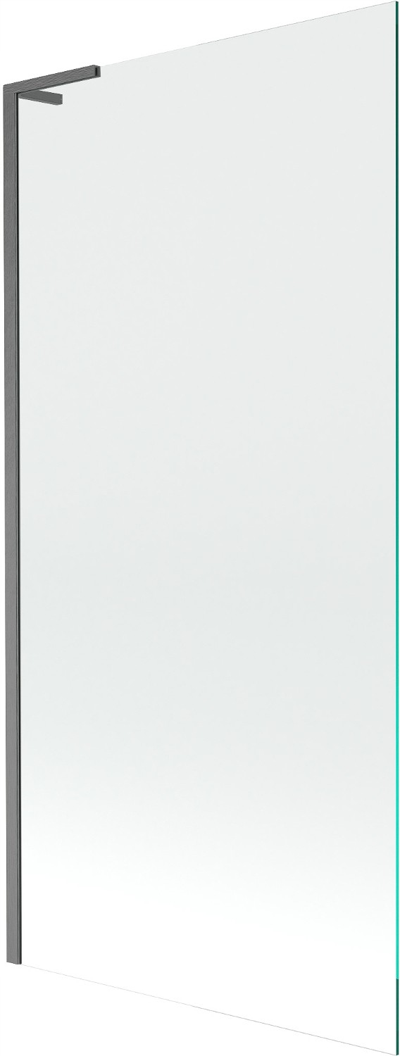 Mexen Next L vanová zástěna 1-křídlová 90 x 150 cm, transparentní, kartáčov