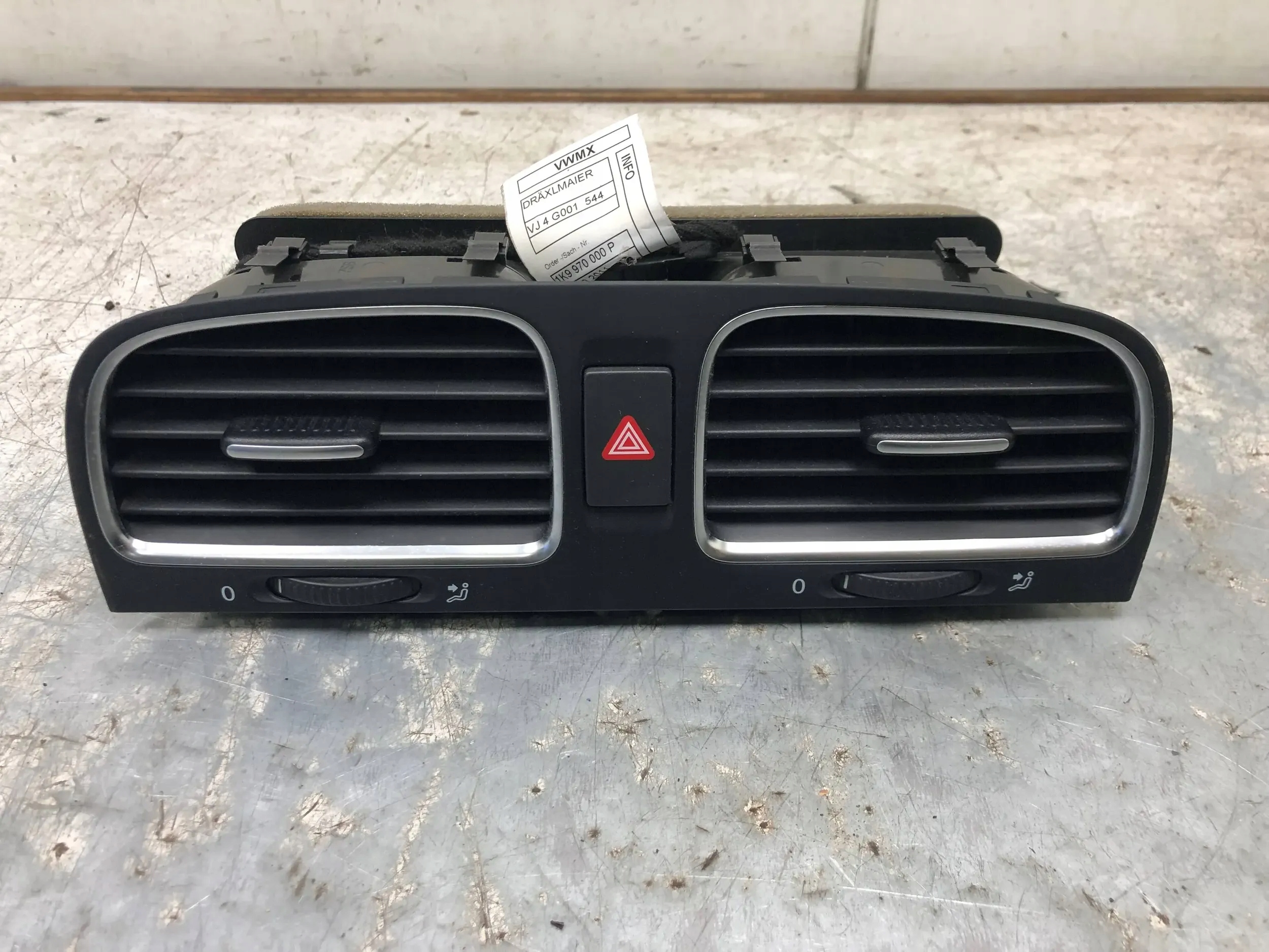 grid air conditioning devices central VW GOLF VI KOMBI 5K0815736D