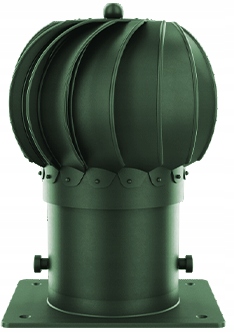 Kulový Rotační Nástavec S Krizí Fi 150 Ral 6020