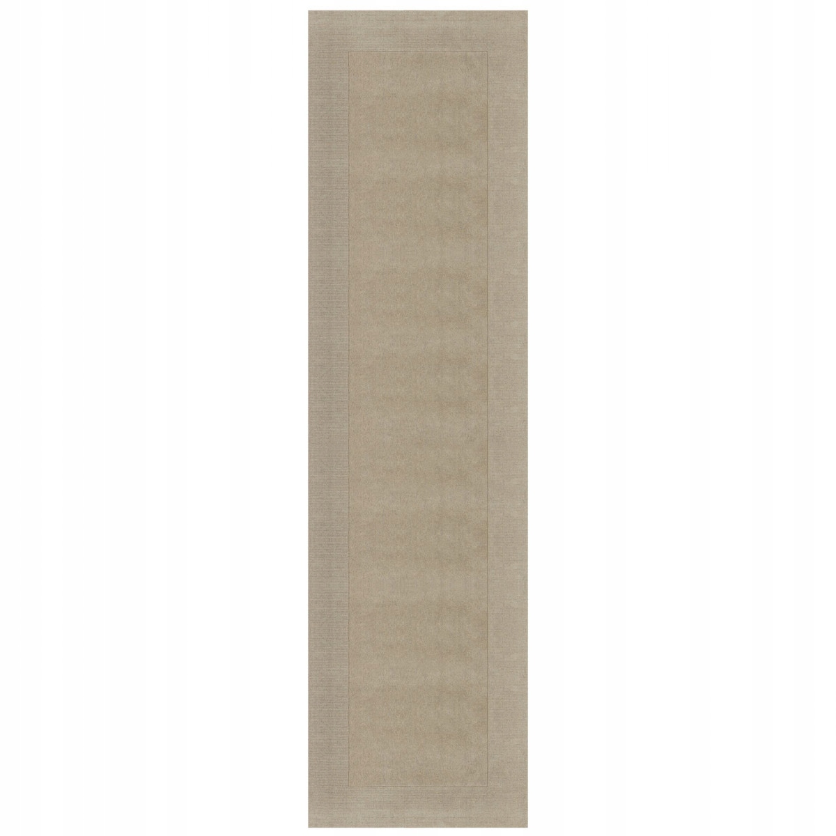 60x230 Ručne tkaný behúň Tuscany Textured Wool Border Natural