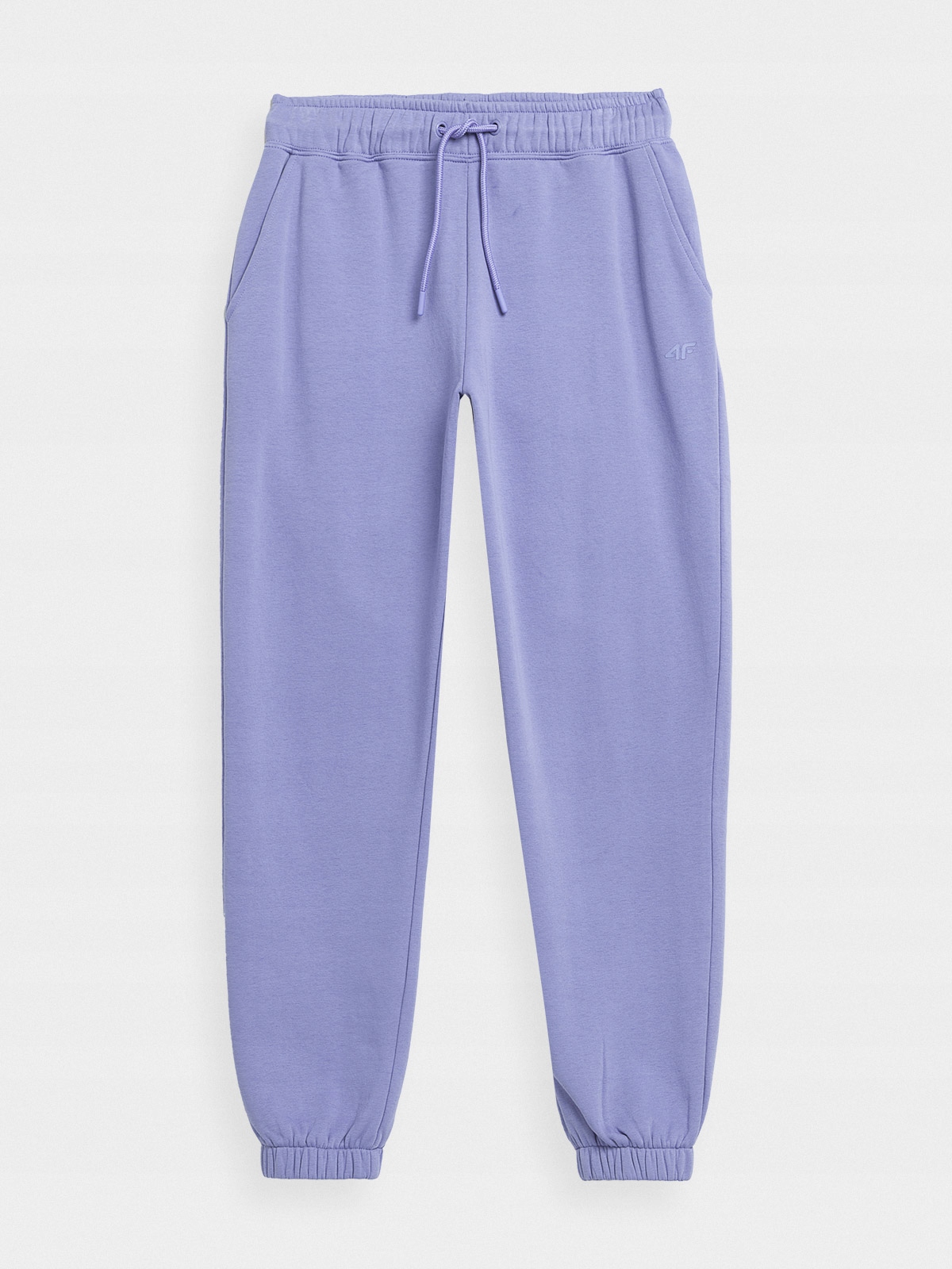 4F SPODNIE DRESOWE JOGGERY DAMSKIE Materiał dominujący bawełna
