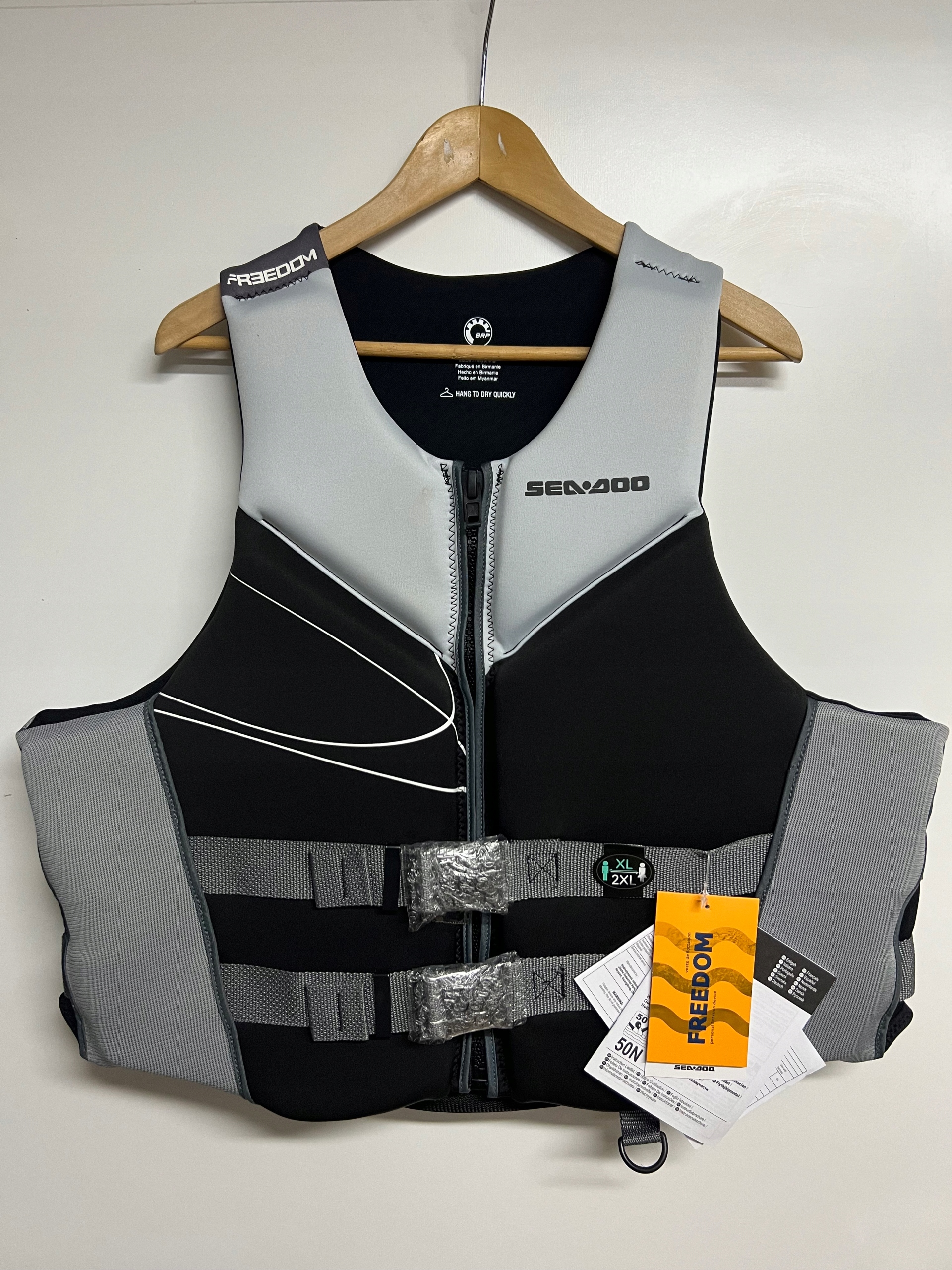 Kapok neopren kamizelka Sea-Doo Freedom Black XS