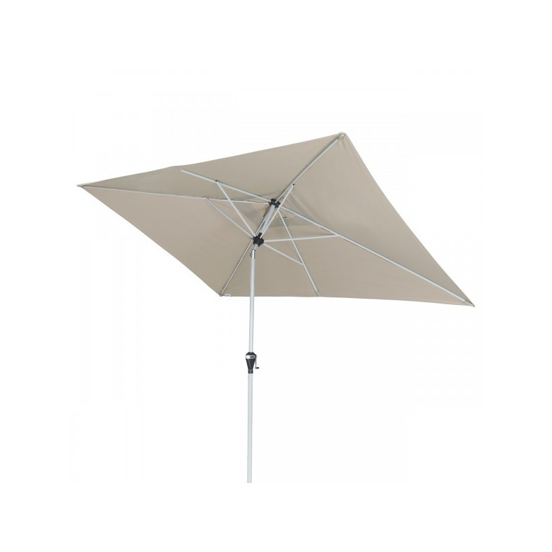 Doppler Active 200 x 300 cm parasol przeciwsłoneczny z korbą, naturalny (kosa słoniowa
