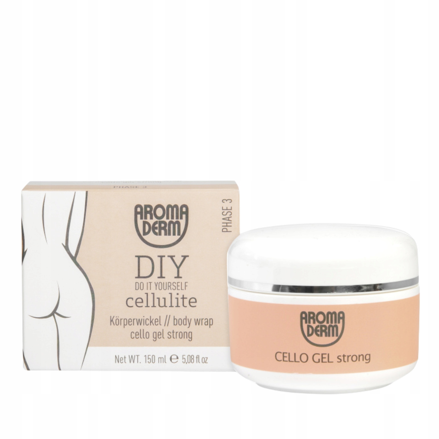 Krem Cello Strong Żel Antycellulitowy Body Wrapping Diy 150ml Aroma Derm