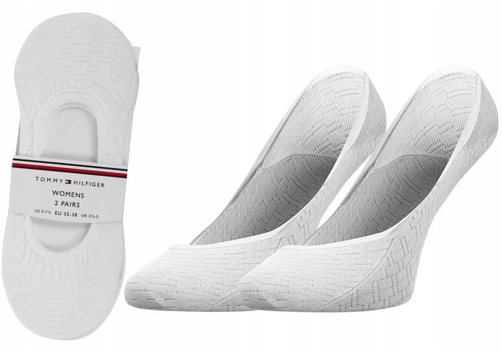 

Tommy Hilfiger Damskie Stopki 2 Pary White r.39-42