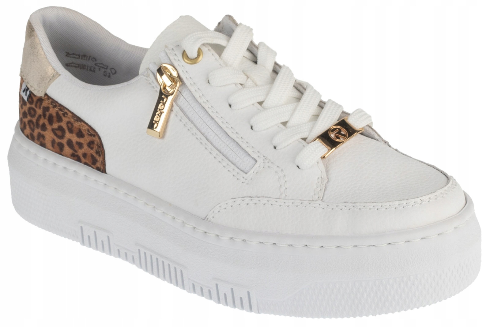 Rieker Tenisky [40] Boty Tenisky Dámské Kožené Boty Bílé