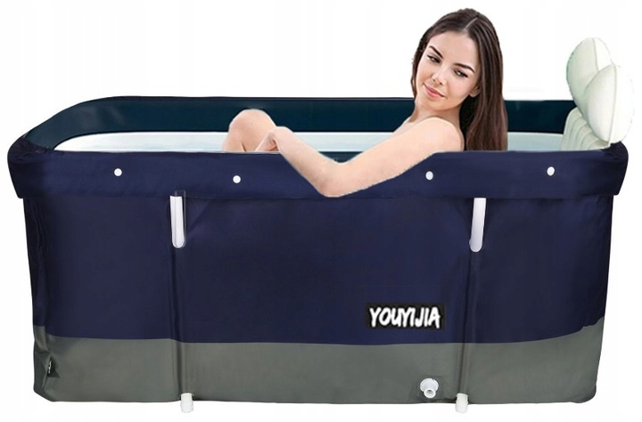 Skládací Přenosná Vana Do Koupele Moření Rám Pouzdro, Lehká, Odolná WN-01
