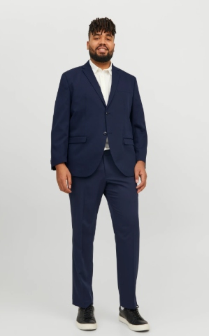 Jack & Jones Pánský Oblek Tmavě Modrý Plus Size 66 7FA